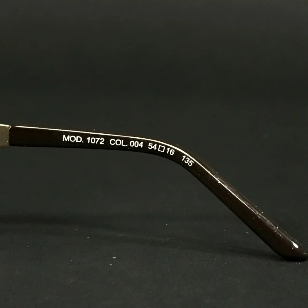 Cazal Eyeglasses Frames MOD.1072 COL.004 Red Gold Square Half Rim 54-16-135